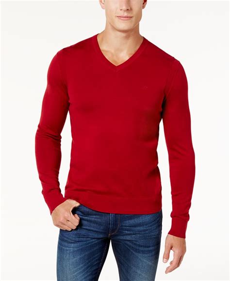 michael kors men's classic v neck sweater|michael kors sweatshirt men's.